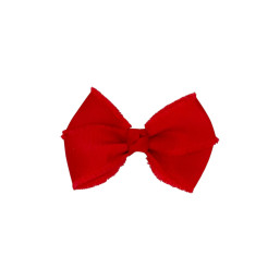 Timeless Bow Hair Clip - Red
